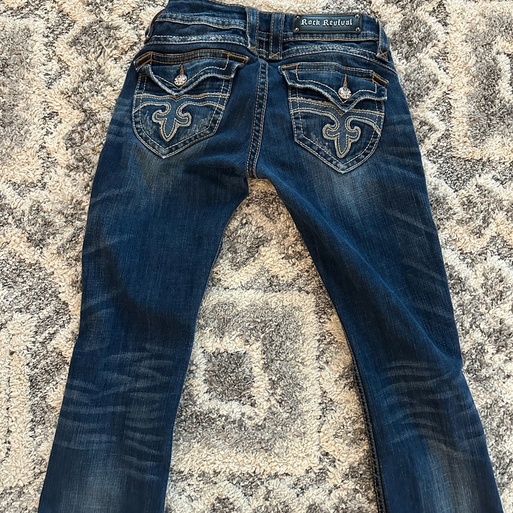 Rock Revival Women's Dark Blue Skinny Jeans